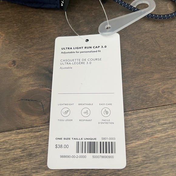 Athleta Ultra Light Run Cap 3.0 Navy - Picture 4 of 5